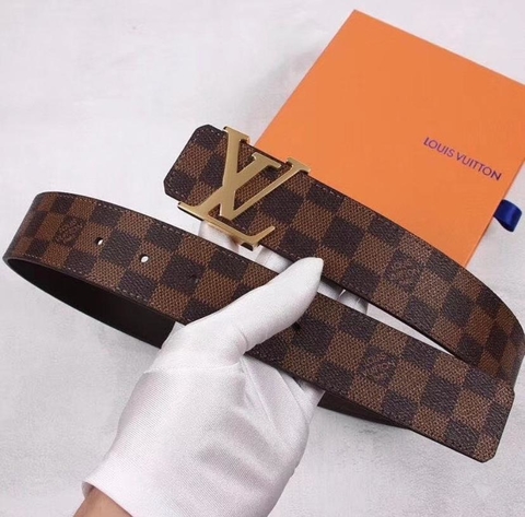 Cinto Louis Vuitton Damier Ebene Masculino