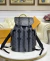 Mochila Louis Vuitton Christopher Monogram Eclipse Italiana Masculina