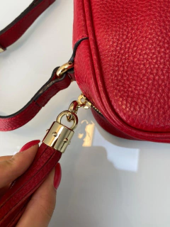 Bolsa Gucci Soho Disco Vermelha Italiana na internet