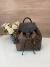 Mochila Louis Vuitton Montsouris Monogram com Preto Italiana