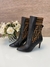 Bota Fendi Ankle Boot FF de Couro Italiana