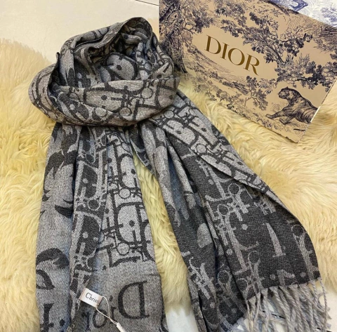 Echarpe Dior Cinza