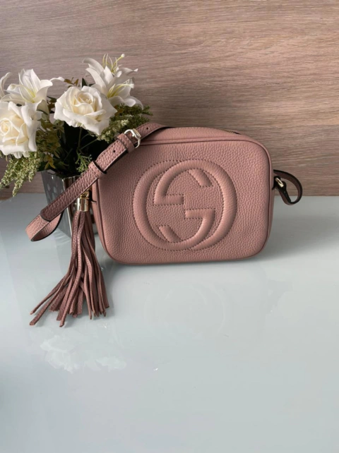 Bolsa Gucci Soho Disco Nude Italiana