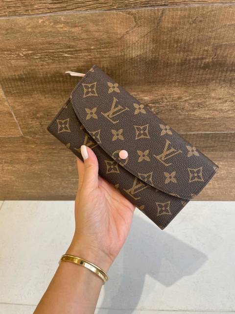 Carteira Louis Vuitton Emilie Rose Ballerine Monogram Italiana