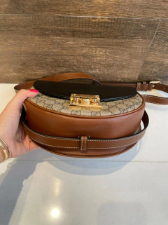 Bolsa Gucci Padlock de Ombro Preta Italiana - Bolsas e Grife