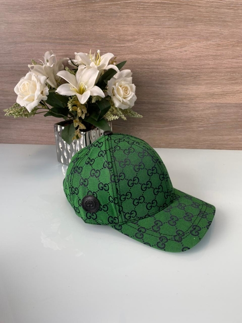 Boné Gucci GG Verde Italiana