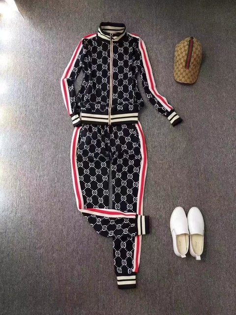 Conjunto Gucci Unissex GG Preto Italiana