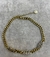 Colar Dior Dourada CD com Cristais Brancos Italiana