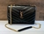Bolsa YSL LouLou Pequena Preta/Dourado Italiana