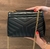 Bolsa YSL LouLou Pequena Preta/Dourado Italiana - comprar online
