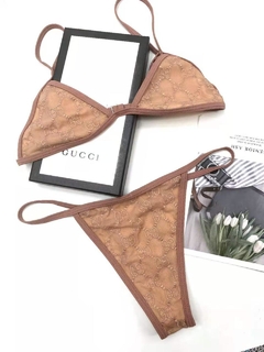 Lingerie Gucci GG Tule Nude Italiana