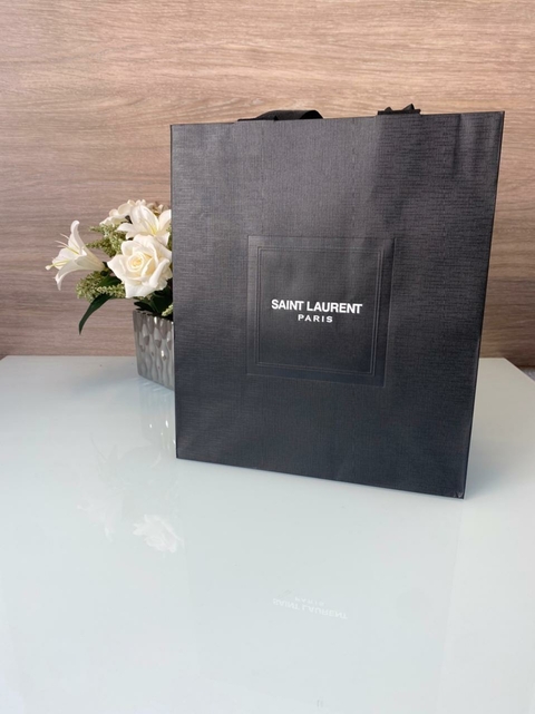 Sacola YSL Preta Italiana