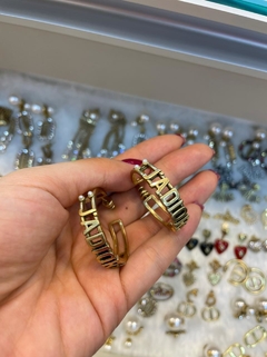 Brincos de Argola J'ADior Italiana - Bolsas e Grife