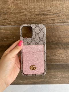 Case Iphone Gucci Marmont Rosa Italiana - comprar online