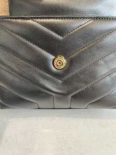 Bolsa YSL LouLou Toy Preta/Dourada Italiana - loja online