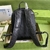 Mochila Gucci Embossed GG Preta Italiana - comprar online