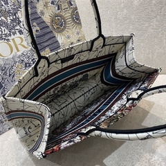 Bolsa Tote Dior Book Constellation Iatte Multicolorido Italiana - loja online