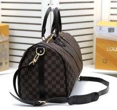 Mala Keepall 50 Bandouliere Damier Ebene Italiana - comprar online