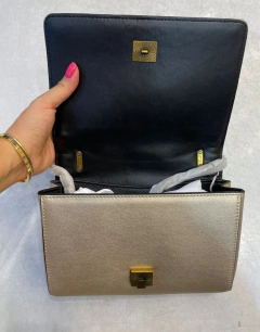 Bolsa D&G Devotion Matelassê Dourada Italiana - loja online