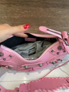 Bolsa Balenciaga Le Cagole XS Rosa Italiana - Bolsas e Grife