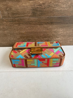 Bolsa Fend Baguette FF Multicolorida Italiana - loja online