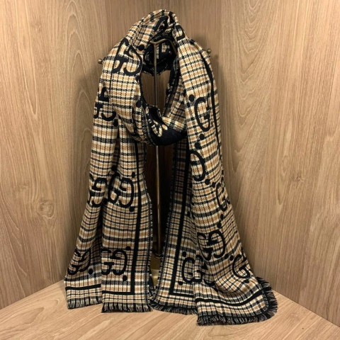 Echarpe Gucci Xadrez Italiana