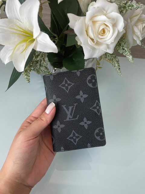 Porta Cartão Louis Vuitton Monogram Eclipse Italiana