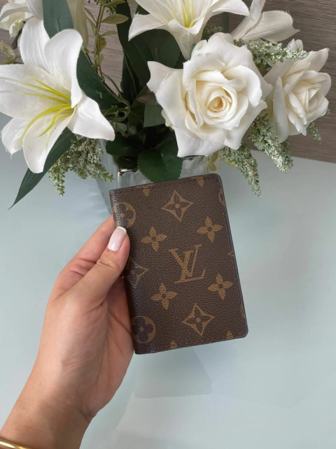 Porta Cartão Louis Vuitton Monogram Italiana