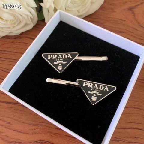 Par Presilha de Cabelo Prada Preta Italiana