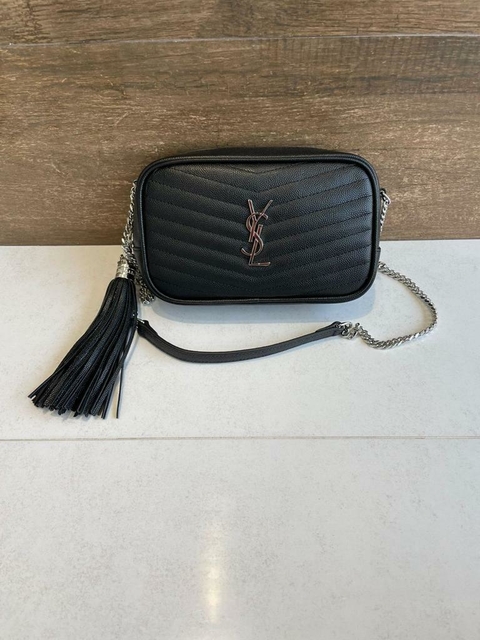 Bolsa YSL Transversal Lou Preta Italiana
