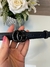 Cinto Gucci GG Fino All Black Italiana - comprar online