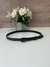 Cinto Gucci GG Fino All Black Italiana - Bolsas e Grife