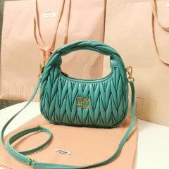 Bolsa Miu Miu Wander Verde Italiana