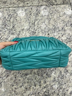 Bolsa Miu Miu Wander Verde Italiana - loja online