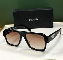Óculos de Sol Prada Symbole Acetato Preto Italiana