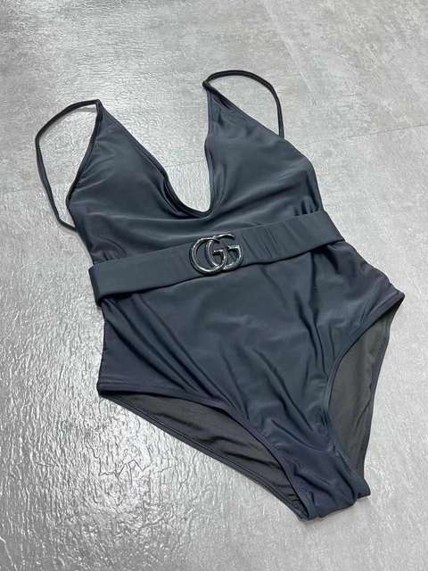 Body Maiô Gucci GG Preto Italiana