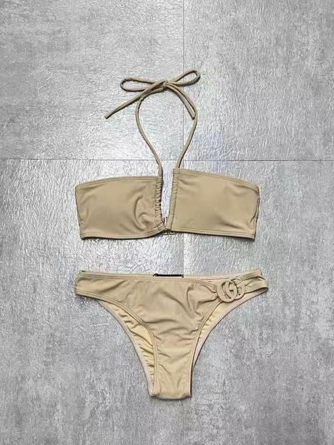 Biquíni Gucci GG Bege Italiana