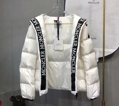 Casaco Acolchoado Moncler Branco Italiana