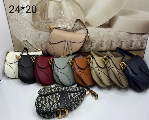 Bolsa Dior Saddle Média com Alça Longa Italiana