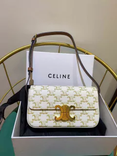 Bolsa Celine Triomphe Branca Italiana