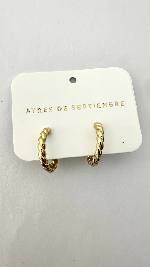 Aros trenzados slim