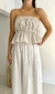 Top Strapless rayado