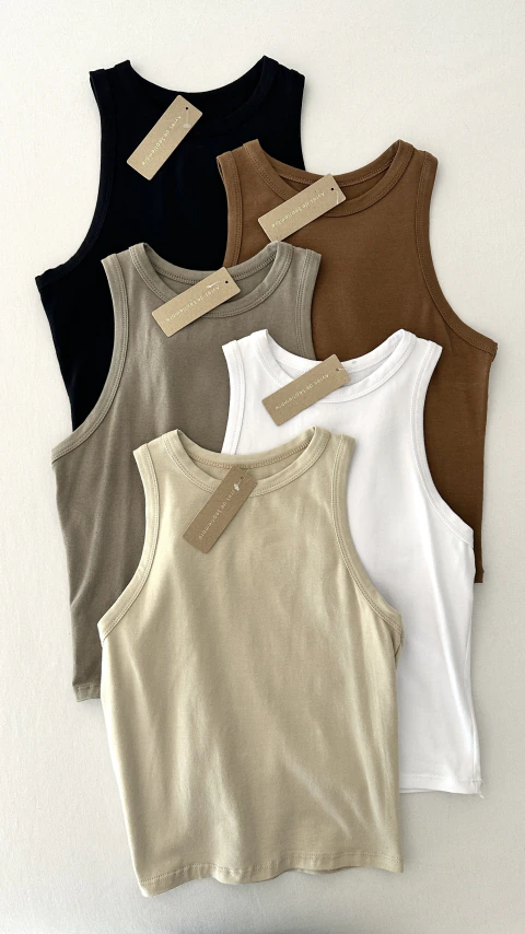 Musculosa halter lycra
