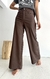 Jean wide eco cuero - comprar online