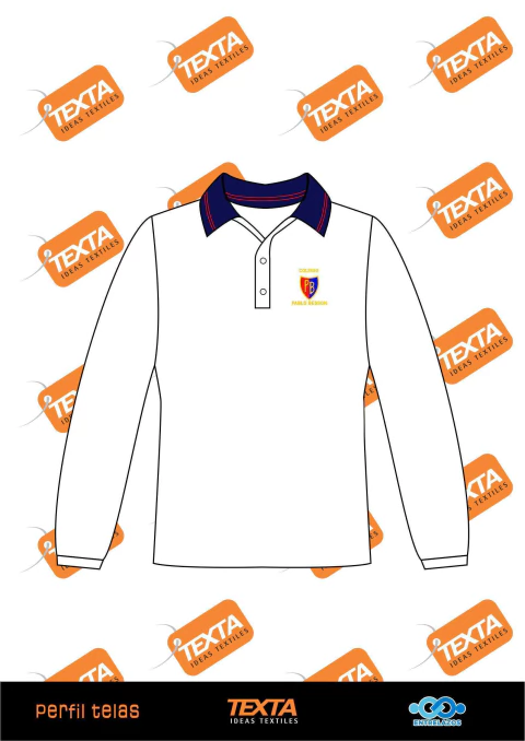 Chomba Manga Larga Primaria Colegio Pablo Besson - comprar online