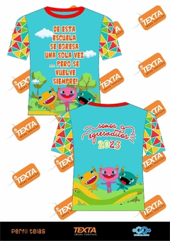 REMERAS EGRESADITOS JARDIN