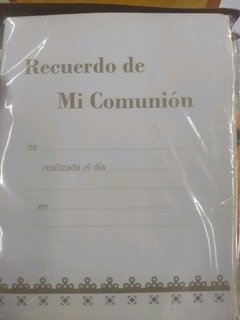 Estampa comunión por 10 unidades en internet