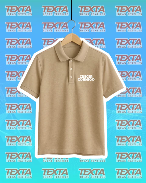 CHOMBA MANGA CORTA CON LOGO DE TU EMPRESA EN DTF