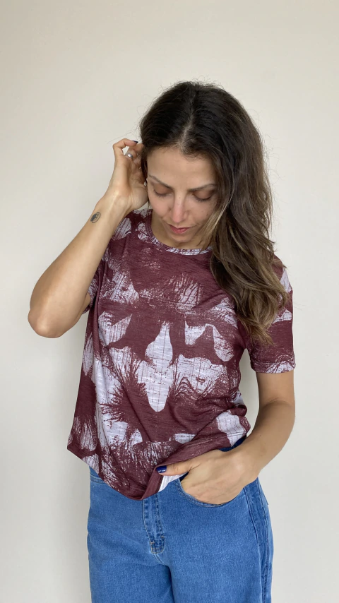 Remera Flamé Flora
