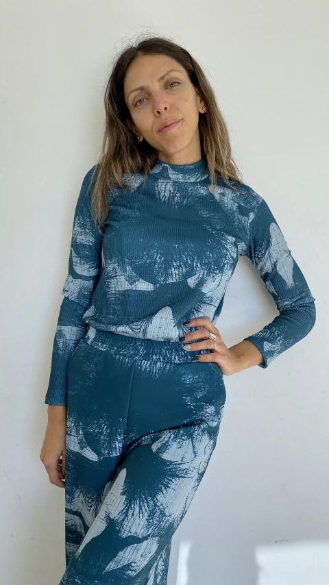 Polera Frizada Flora